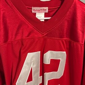 Mitchell & Ness Ronnie Lott San Francisco 49ers 1989 Throwbacks Size 52